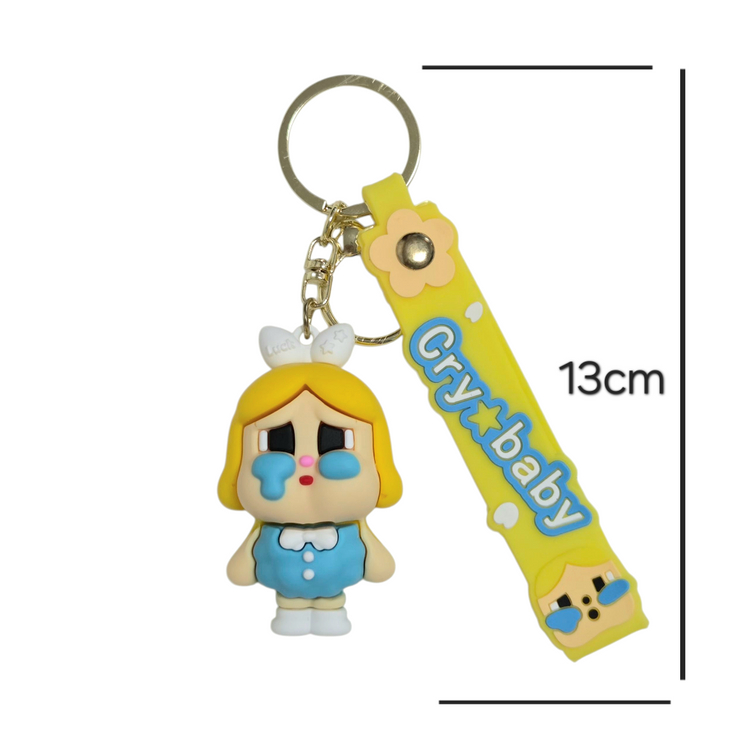 크라잉 베이비 캐릭터 인형 키링 울보아기 캐릭터 키홀더--5