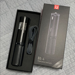 울란지 BG-4 캐논 V10 보조 배터리 충전식 삼각대