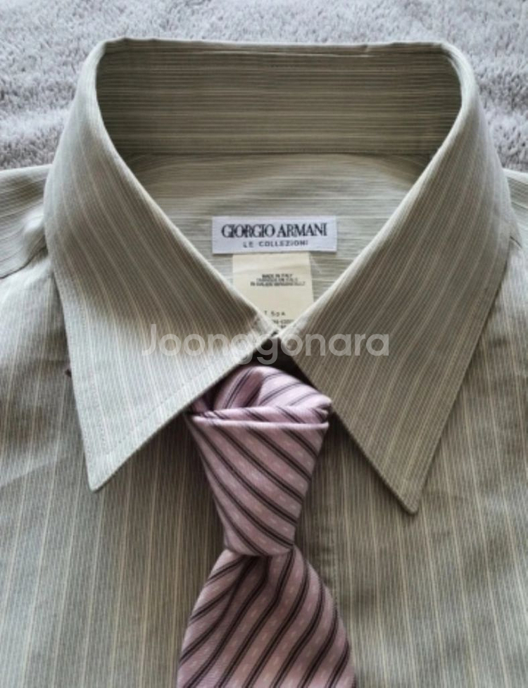 (가격인하) 정품 ITALY 조르지오 아르마니 남자 드레스셔츠--0