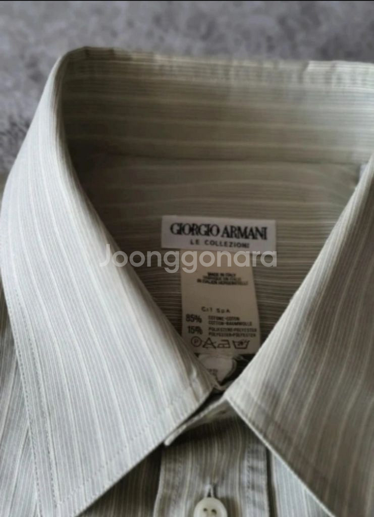 (가격인하) 정품 ITALY 조르지오 아르마니 남자 드레스셔츠--5