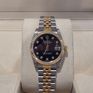 로렉스 데이저스트 68273 콤비 검판10P 31MM
