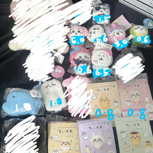 치이카와 하치와레 우사기 랏코 농담곰 마이멜로디 헬로키티 산리오 먼작귀 누이 키링 마스코트 포카홀더 미니백