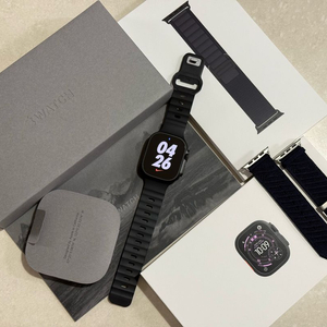 애플워치 울트라3 49mm 블랙티타늄 판매(알파인루프 미사용)