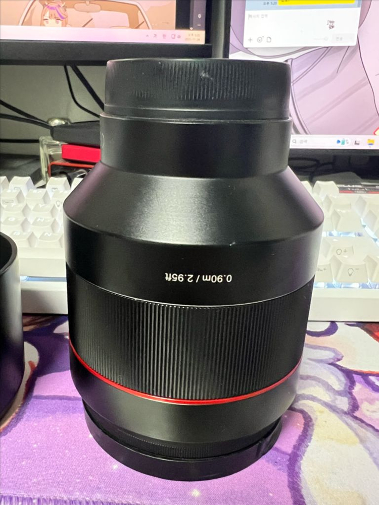 삼양 85mm F1.4 소니FE렌즈 판매합니다 이미지