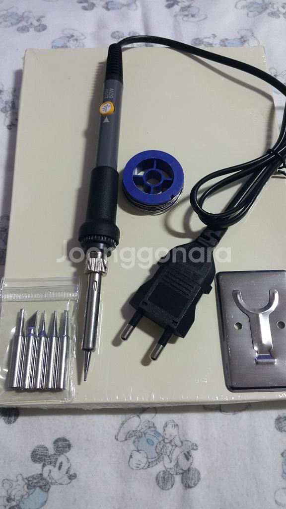 인두 5종 전기 납땜 인두팁 용접 60W 온도조절--1