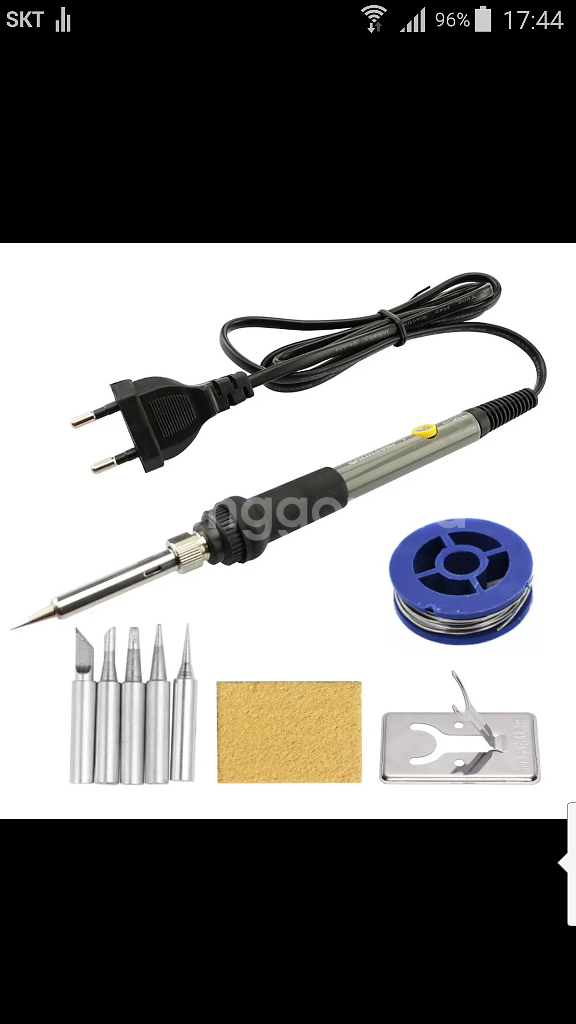 인두 5종 전기 납땜 인두팁 용접 60W 온도조절--3