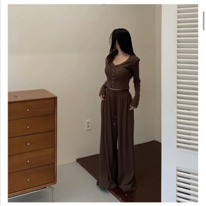 겨울 트레이닝 세트 가디건 팬츠