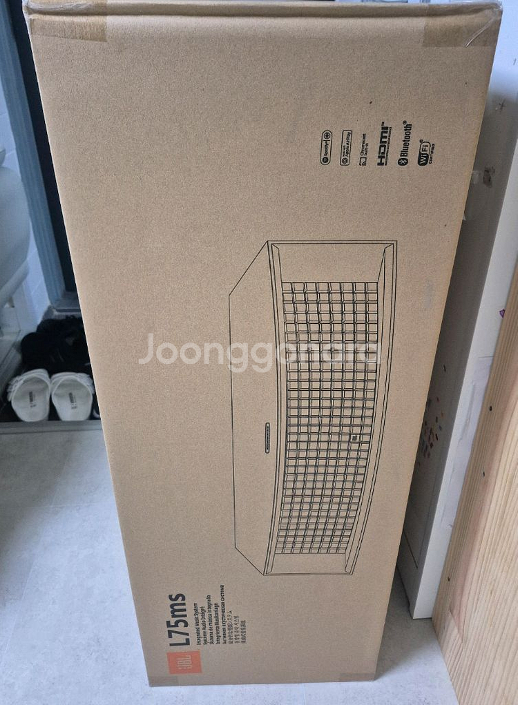 (미개봉) 삼성 홈오디오 블루투스 스피커 JBL L75ms (월넛)--1