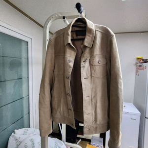 올세인츠 스웨이드 가죽 래더 자켓