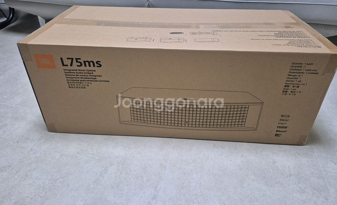 (미개봉) 삼성 홈오디오 블루투스 스피커 JBL L75ms (월넛)--0