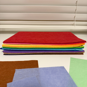 펠트지 A4사이즈 30색+소프트 펠트원단 4개