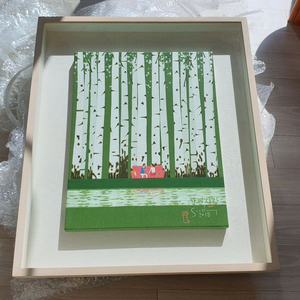 이수동 작가님 자작나무 원화 6호 작품 그림 싸게 팝니다