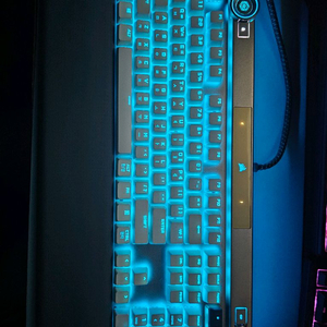 커세어 기계식 키보드 K100 RGB opx 광적축 미드나잇 골드 공방풀윤활