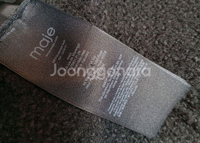 마쥬 블랙 트위드 쟈켓--5