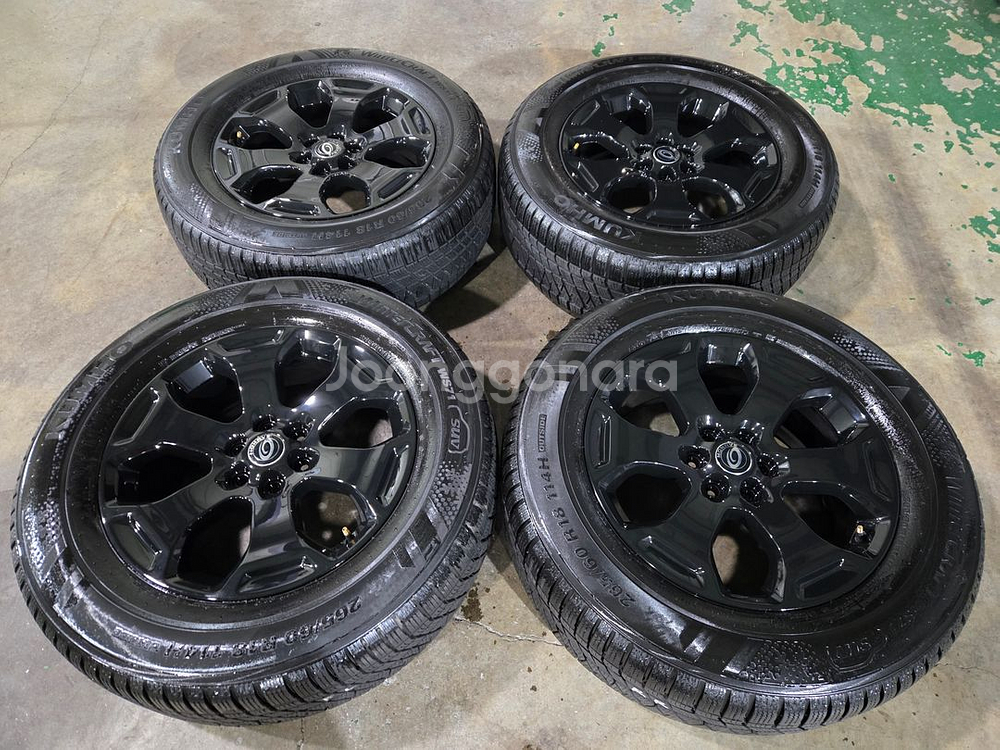 더뉴모하비 18인치휠 윈터타이어 한대분--0