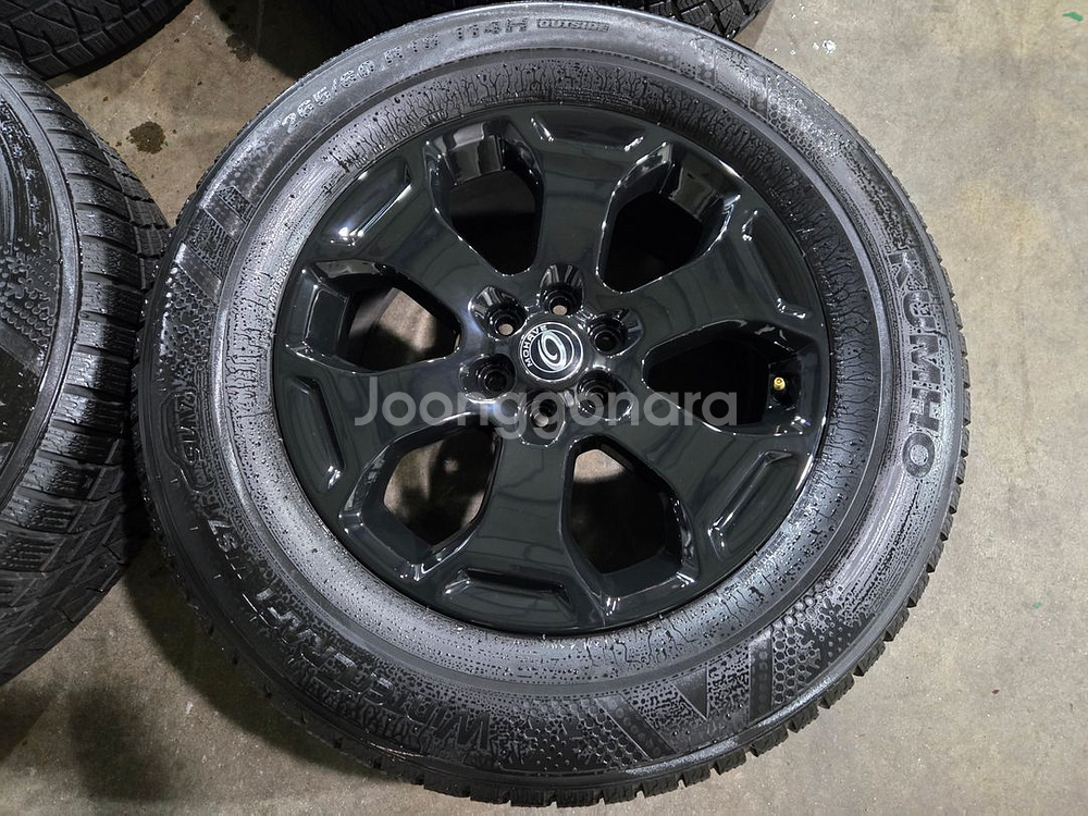 더뉴모하비 18인치휠 윈터타이어 한대분--4