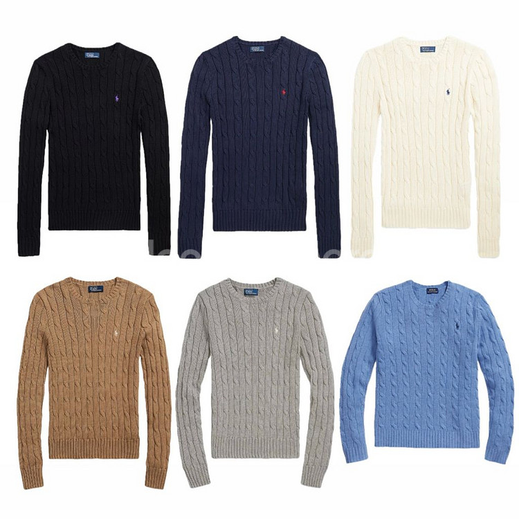 폴로 여성꽈배기니트--0