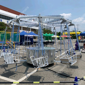 유치원 어린이집 행사 놀이기구 대여 회전그네 바이킹 트램폴린 이미지