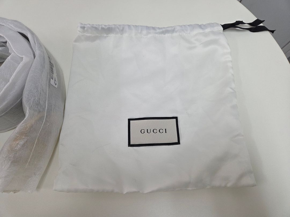 구찌 GG 마몽 가죽 벨트 블랙 (금장) 스트랩 폭 4cm 이미지