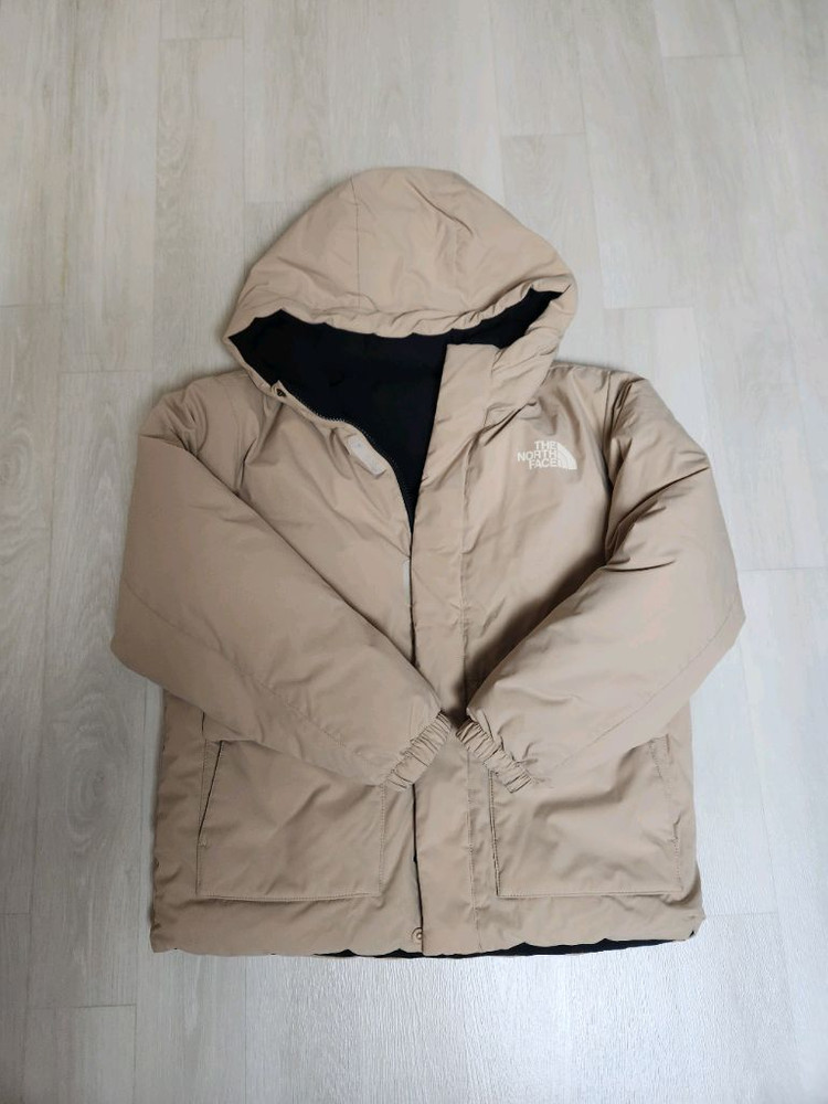 노스페이스키즈 패딩점퍼(리버시블) 150사이즈 팔아요--4