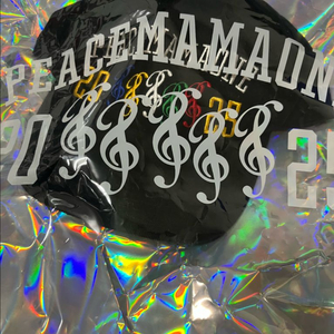 피스마이너스원 마마 GD 지디 코튼 볼캡 블랙 새상품