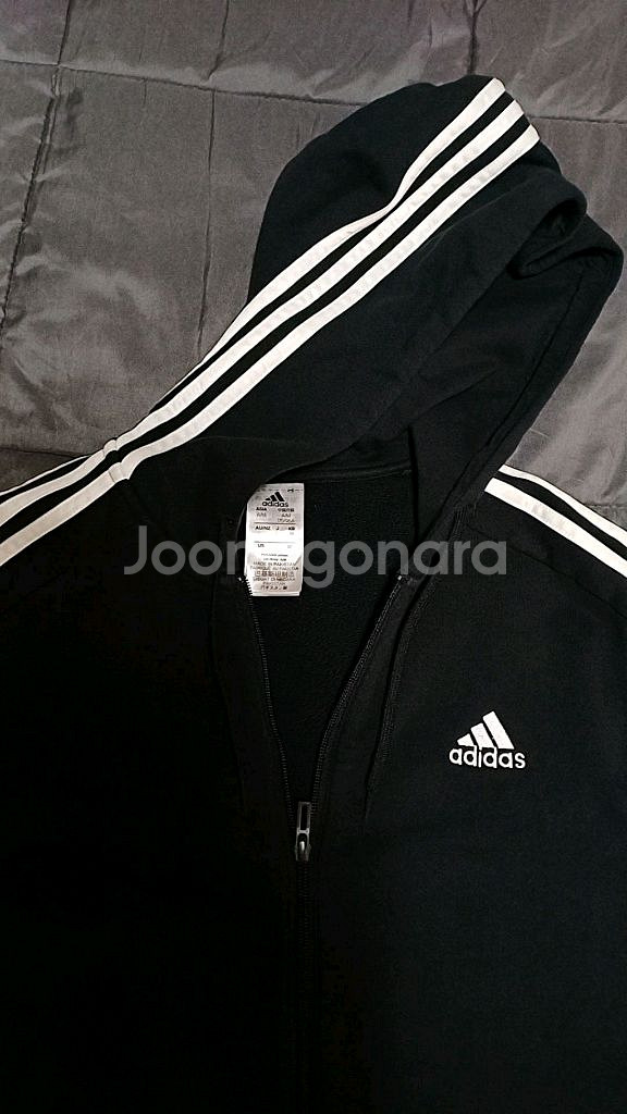 아디다스 후드집업 실측100 가슴54 기장69--4