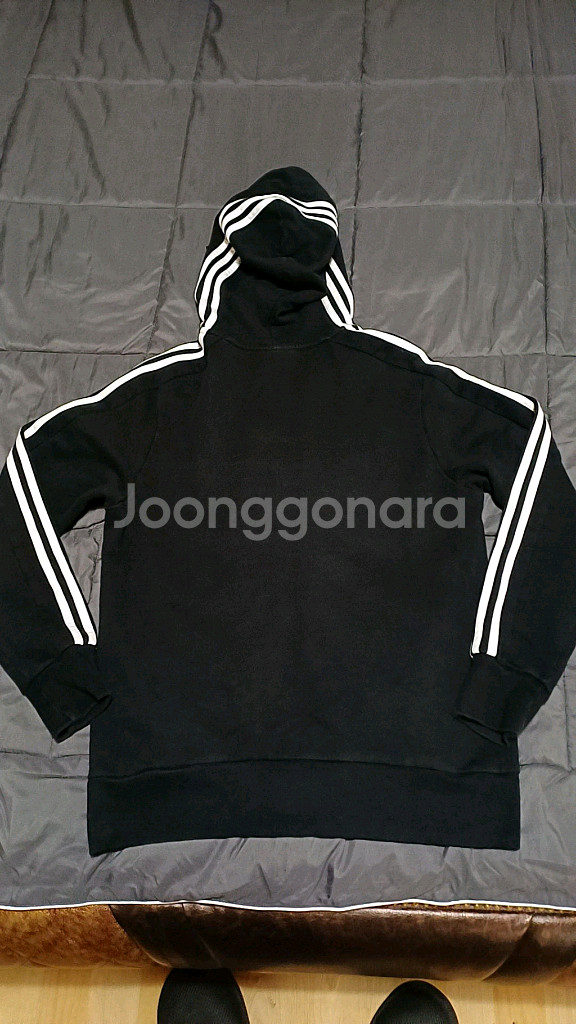 아디다스 후드집업 실측100 가슴54 기장69--5