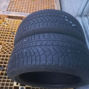 225 45 18 2짝 금호 윈터 스노우 중고 타이어