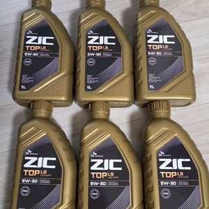 ZIC TOP LS 5W-30 엔진오일 6L 세트