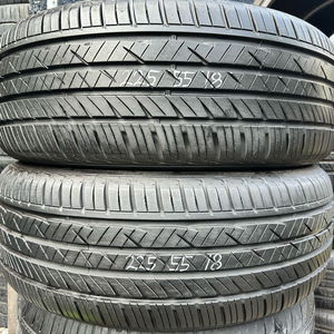 225 55 18한국중고타이어2개2255518