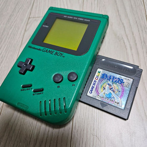 닌텐도 게임보이 냉장고 그린 DMG-01 + 포켓몬스터 은 일판 알팩