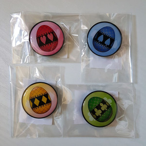 캐릭캐릭체인지 와디즈펀딩 굿즈구매특전 수호알그립톡 란,미키,스우,다이아 이미지