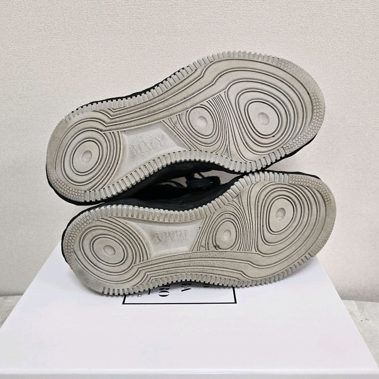 메종 미하라 야스히로 x 베드 J.W. 포드 페이던트 레더 웨인 하이탑 스니커즈 42사이즈 이미지