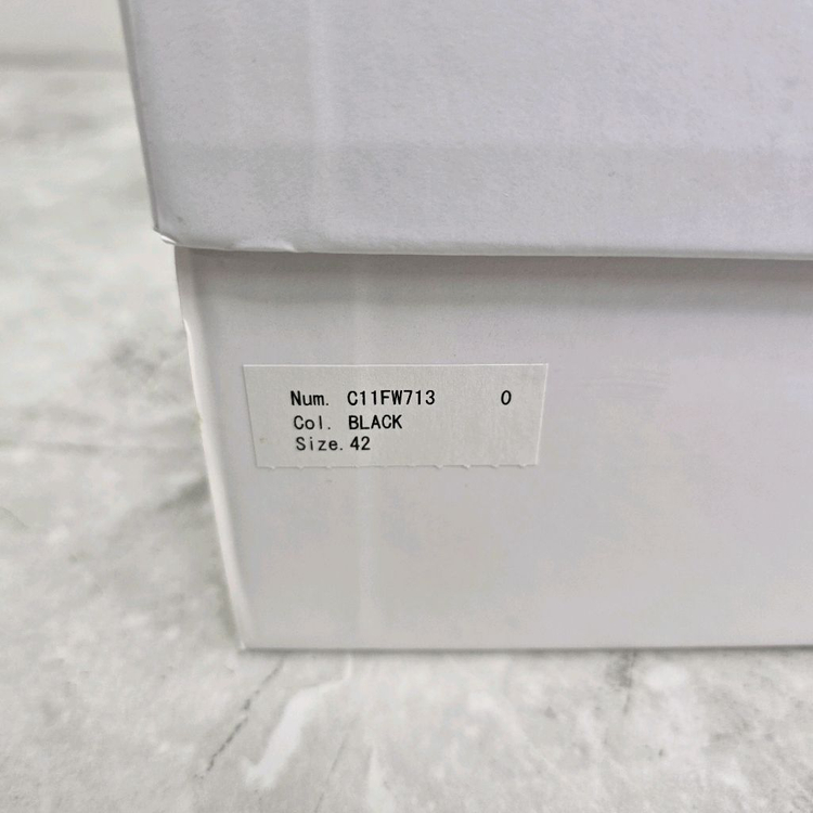 메종 미하라 야스히로 x 베드 J.W. 포드 페이던트 레더 웨인 하이탑 스니커즈 42사이즈 이미지