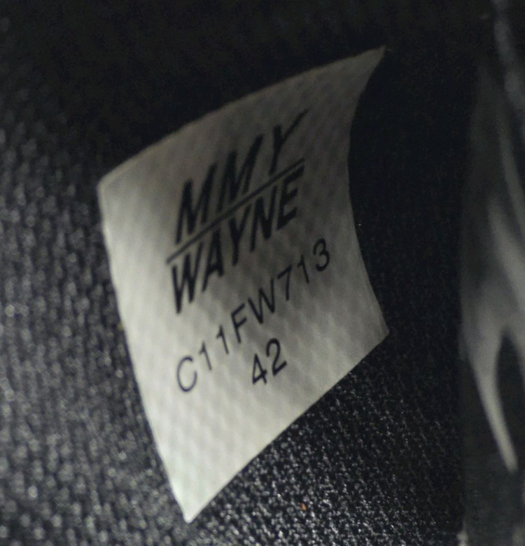 메종 미하라 야스히로 x 베드 J.W. 포드 페이던트 레더 웨인 하이탑 스니커즈 42사이즈 이미지