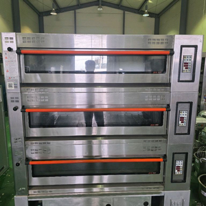 업소용 데크오븐 3매3단 중간돌스팀장착