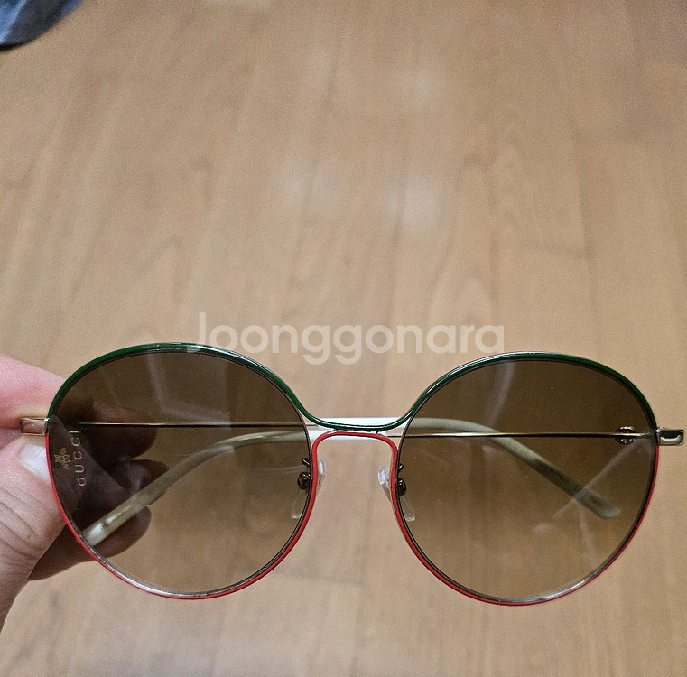(정품) 구찌 GG로고 원형 선글라스 (명품 남자 여자 안경테)--2