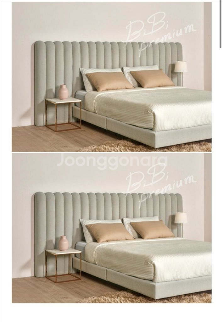 베드에프 비비 프리미엄 침대 프레임 라이트 그레이--3