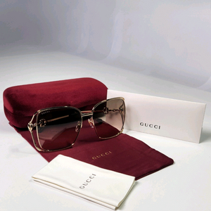 구찌 명품 스퀘어 메탈 선글라스 [새상품&정품]