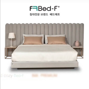 베드에프 비비 프리미엄 침대 프레임 라이트 그레이