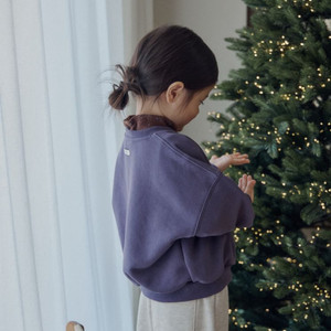 크림브륄레 크림맨투맨 퍼플L