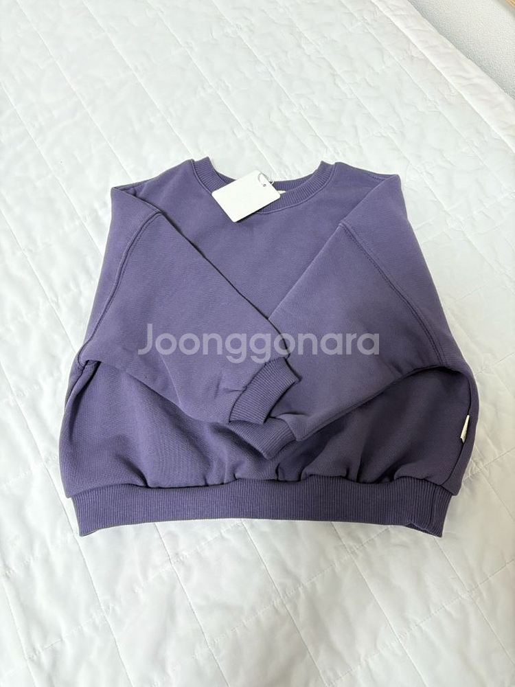 크림브륄레 크림맨투맨 퍼플L--2