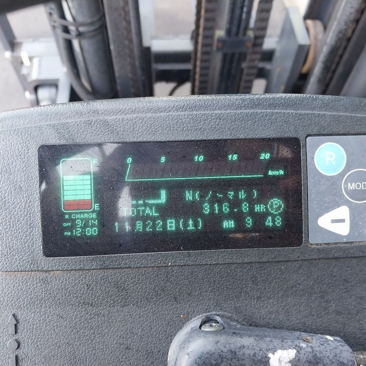 니찌유 전동지게차 2톤 315시간 3단5M 사이드쉬프트장착--5