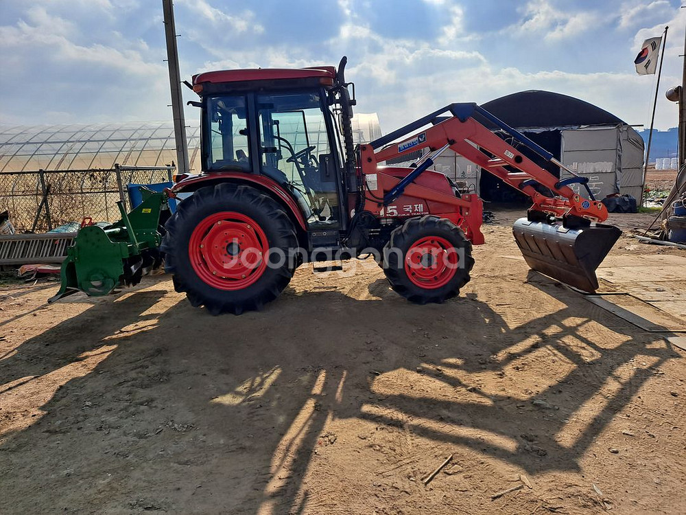 트랙터 로타리 작업기 세트 국제6015-60마력--3