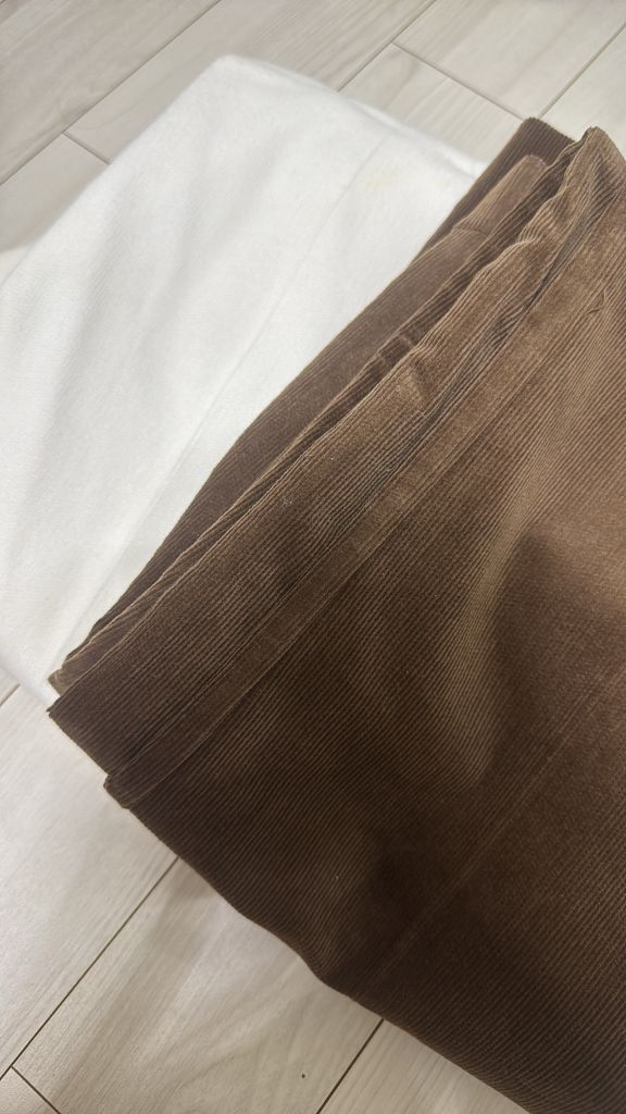 라플라 마시멜로 코듀로이팬츠 마호가니/화이트 s--2