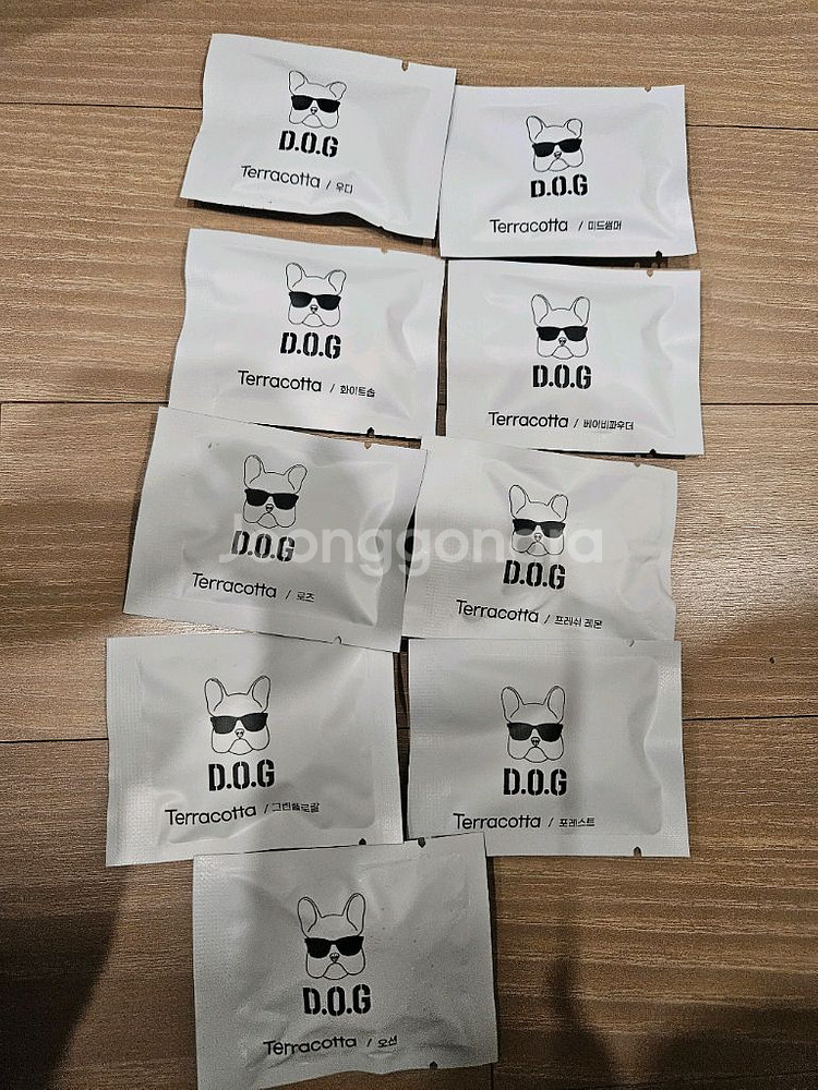 (새상품) 도그독 D.O.G 테라코타 방향제 8개 5g--1