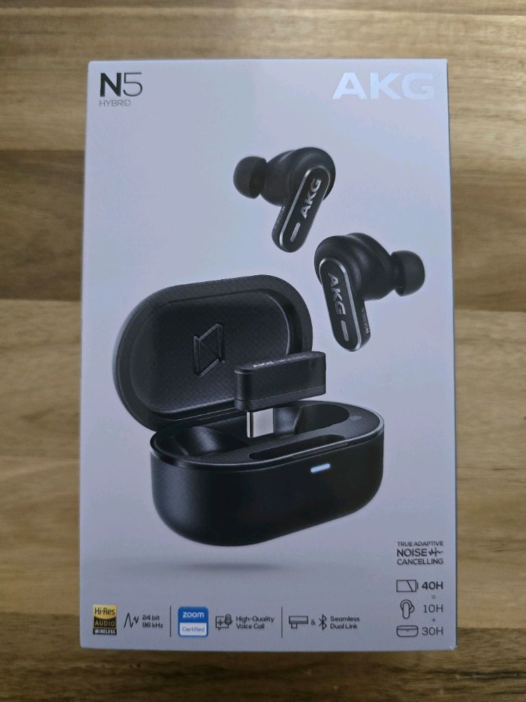 AKG N5 hybrid 하이브리드 노이즈 캔슬링 무선이어폰 (개봉후 테스트만)--3