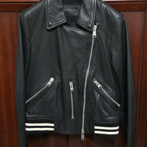 정품 올세인츠 발펀 봄버 양가죽 자켓 uk8 55