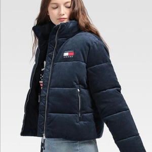 타미힐피거 코듀로이 패딩(네이비) 이미지