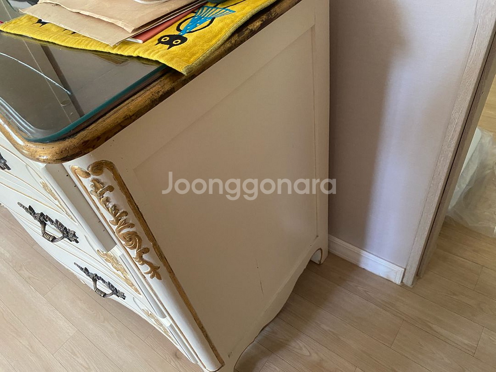 숙위홈 앤틱 3단 서랍장--1